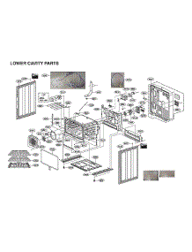 Lower Cavity Parts parts for Lg Electric Range LTE4815ST/00 from AppliancePartsPros.com