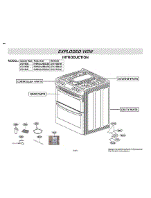 Main Unit parts for Lg Gas Range LTG4715BM/00 from AppliancePartsPros.com