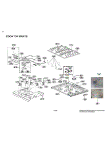 Cooktop Parts parts for Lg Gas Range LTG4715BM/00 from AppliancePartsPros.com