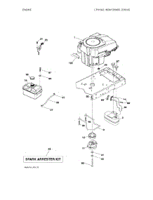 Engine parts for Husqvarna Front-Engine Lawn Tractor LTH1842-96041039400 from AppliancePartsPros.com