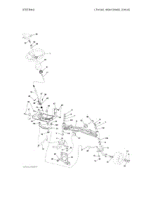 Steering parts for Husqvarna Front-Engine Lawn Tractor LTH1842-96041039400 from AppliancePartsPros.com