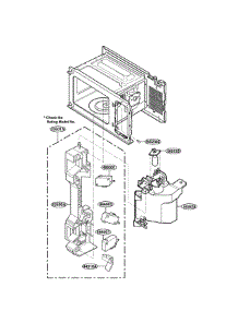 Latch Board Parts parts for Lg Countertop Microwave LTM9000ST from AppliancePartsPros.com