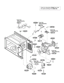 Oven Interior Parts (Ii) parts for Lg Countertop Microwave LTM9000W from AppliancePartsPros.com