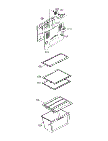 Refrigerator And Freezer Parts parts for Lg Top-Mount Refrigerator LTNS16121V/00 from AppliancePartsPros.com