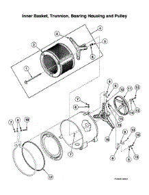 Inner Basket parts for Speed Queen Laundry Center LTSA9AQN1180 from AppliancePartsPros.com