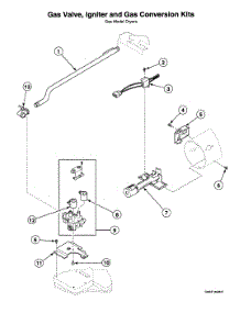 Gas Valve parts for Speed Queen Laundry Center LTUA7AWN from AppliancePartsPros.com