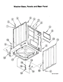 Panels Assy parts for Speed Queen Laundry Center LTUA9AQN from AppliancePartsPros.com