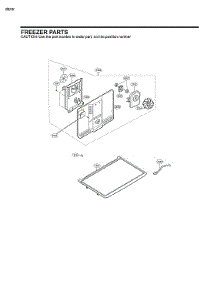 Freezer Parts parts for Lg Top-Mount Refrigerator LTWS24223S/00 from AppliancePartsPros.com
