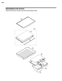 Refrigerator Parts parts for Lg Top-Mount Refrigerator LTWS24223S/00 from AppliancePartsPros.com