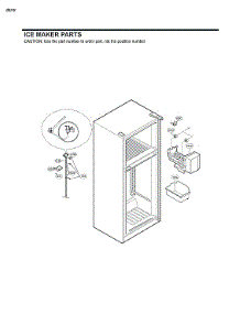 Ice Maker Parts parts for Lg Top-Mount Refrigerator LTWS24223S/00 from AppliancePartsPros.com