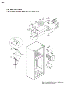 Ice Maker Parts parts for Lg Top-Mount Refrigerator LTWS24223S/01 from AppliancePartsPros.com