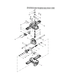 Housing / Brake / Drive Shaft parts for Troy-Bilt Front-Engine Lawn Tractor LTX-2146 from AppliancePartsPros.com