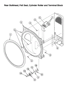 Roller Assy parts for Speed Queen Laundry Center LTZA7AQN from AppliancePartsPros.com