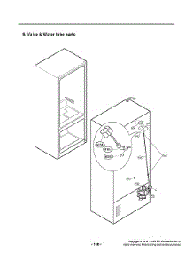Valve / Water Tube Parts parts for Lg Bottom-Mount Refrigerator LUPXC2386N/00 from AppliancePartsPros.com