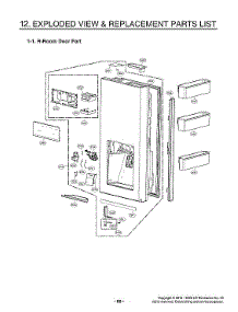 R-Room Door Parts parts for Lg Bottom-Mount Refrigerator LUPXS3186N/00 from AppliancePartsPros.com