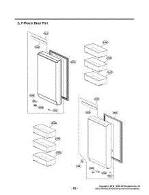F-Room Door Parts parts for Lg Bottom-Mount Refrigerator LUPXS3186N/00 from AppliancePartsPros.com