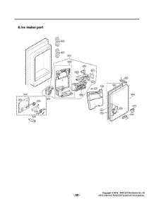 Ice Maker Parts parts for Lg Bottom-Mount Refrigerator LUPXS3186N/00 from AppliancePartsPros.com