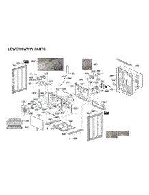Lower Cavity Parts parts for Lg Electric Range LUTE4619SN/00 from AppliancePartsPros.com