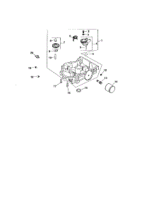 Oil Pan / Lubrication parts for Kohler Lawn & Garden Engine LV675-851501 from AppliancePartsPros.com