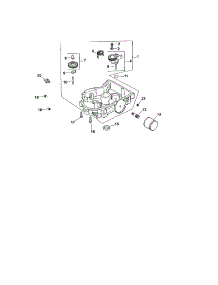 Oil Pan / Lubrication parts for Kohler Lawn & Garden Engine LV675-851502 from AppliancePartsPros.com