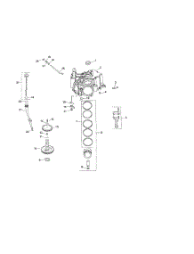 Crankcase parts for Kohler Lawn & Garden Engine LV675-851509 from AppliancePartsPros.com