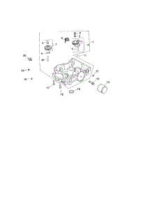 Oil Pan / Lubrication parts for Kohler Lawn & Garden Engine LV675-851509 from AppliancePartsPros.com