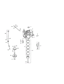 Crankcase parts for Kohler Lawn & Garden Engine LV675-851511 from AppliancePartsPros.com