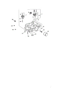 Oil Pan / Lubrication parts for Kohler Lawn & Garden Engine LV675-851511 from AppliancePartsPros.com