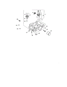 Oil Pan / Lubrication parts for Kohler Lawn & Garden Engine LV675-851512 from AppliancePartsPros.com