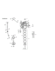 Crankcase parts for Kohler Lawn & Garden Engine LV675-851514 from AppliancePartsPros.com