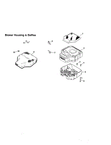 Blower Housing And Baffles parts for Kohler Lawn & Garden Engine LV675-851514 from AppliancePartsPros.com