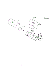 Exhaust parts for Kohler Lawn & Garden Engine LV675-851514 from AppliancePartsPros.com