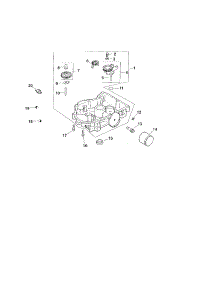 Oil Pan / Lubricaton parts for Kohler Lawn & Garden Engine LV675-851515 from AppliancePartsPros.com