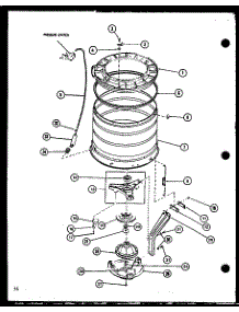 (Lw2402 / P1110516w) (Lw2403 / P1110517w) parts for Amana Washer LW1201/P1110510W from AppliancePartsPros.com
