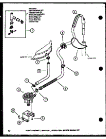 Pump Assembly (Lw3403w / P1118419ww) (Lw3403g / P1118420wg) (Lw3403l / P1118421wl) parts for Amana Washer LW2201G/P1118402WG from AppliancePartsPros.com