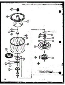 (Lw3403w / P1164319ww) (Lw3403g / P1164320wg) (Lw3403l / P1164321wl) parts for Amana Washer LW2201G/P1164302WG from AppliancePartsPros.com