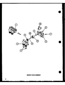 Mixing Valve Assembly (Lw2201w / P1118401ww) (Lw2201g / P1118402wg) (Lw2201l / P1118403wl) (Lw2501w / P1118404ww) (Lw2501g / P1118405wg) (Lw2501l / P1118406wl) (Lw2502w / P1118407ww) (Lw2502g / P1118408wg) (Lw2502l / P1118409wl) (Lw2503l / P1118412wl) (Lw2503g / P1118411wg) (L parts for Amana Washer LW2201W/P1118401WW from AppliancePartsPros.com