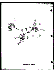 Mixing Valve Assembly (Lw2402 / P7762113w) (Lw2403 / P7762120w) parts for Amana Washer LW2302/P7762112W from AppliancePartsPros.com