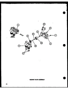 Mixing Valve Assembly (Lw1201 / P7762121w) (Lw1501 / P7762122w) (Lw1503 / P7762123w) (Lw2302 / P7762124w) (Lw2303 / P7762125w) (Lw1502 / P7762132w) parts for Amana Washer LW2302/P7762124W from AppliancePartsPros.com