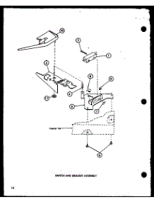 Switch And Bracket Assembly (Lw1201 / P7762121w) (Lw1501 / P7762122w) (Lw1503 / P7762123w) (Lw2302 / P7762124w) (Lw2303 / P7762125w) (Lw1502 / P7762132w) parts for Amana Washer LW2303/P7762125W from AppliancePartsPros.com
