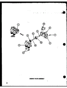 Mixing Valve Assembly (Lw1201 / P7762110w) (Lw1501 / P7762111w) (Lw1503 / P7762118w) (Lw2302 / P7762112w) (Lw2303 / P7762119w) parts for Amana Washer LW2402/P7762113W from AppliancePartsPros.com