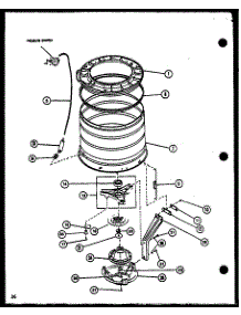 (Lw3403w / P1118419ww) (Lw3403g / P1118420wg) (Lw3403l / P1118421wl) parts for Amana Washer LW2501L/P1118406WL from AppliancePartsPros.com
