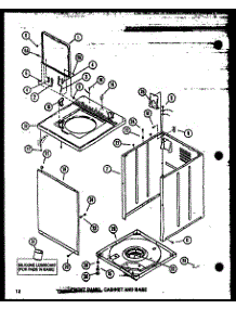 Front Panel (Lw3403w / P1164319ww) (Lw3403g / P1164320wg) (Lw3403l / P1164321wl) parts for Amana Washer LW2502L/P1164309WL from AppliancePartsPros.com