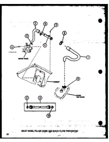 Inlet Hose (Lw3403w / P1164319ww) (Lw3403g / P1164320wg) (Lw3403l / P1164321wl) parts for Amana Washer LW2503G/P1164311WG from AppliancePartsPros.com