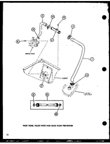 Inlet Hose parts for Amana Dryer LW2802/P7804711W from AppliancePartsPros.com