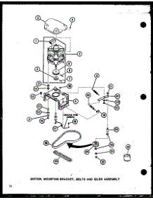 Motor parts for Amana Dryer LW2802/P7804711W from AppliancePartsPros.com