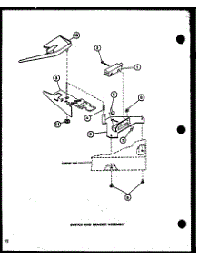 Switch And Bracket Assembly (Lw2903 / P1110506w) (Lw2603 / P1110504w) (Lw9003 / P1110503w) parts for Amana Washer LW2903/P1110506W from AppliancePartsPros.com