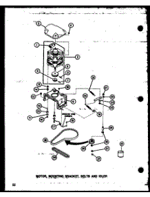 Motor (Lw2201w / P1164301ww) (Lw2201g / P1164302wg) (Lw2201l / P1164303wl) (Lw2501w / P1164304ww) (Lw2501g / P1164305wg) (Lw2501l / P1164306wl) (Lw2502w / P1164307ww) (Lw2502g / P1164308wg) (Lw2502l / P1164309wl) (Lw2503l / P1164312wl) (Lw2503g / P1164311wg) (Lw2503w / P1164310w parts for Amana Washer LW3303L/P1164318WL from AppliancePartsPros.com