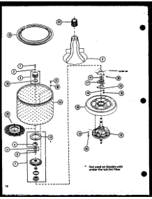 Page 7 Transmission parts for Amana Washer LW3903L-P1122408WL from AppliancePartsPros.com