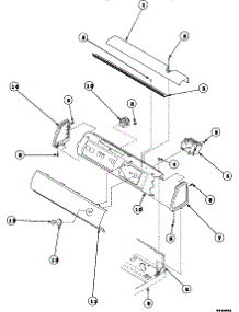 Graphic Panel, Control Mounting Plate And Controls (Cw4202w2 / Pcw4202w2) (Cw8202w2 / Pcw8202w2) (Cw8203w2 / Pcw8203w2) (Cw8413w2 / Pcw8413w2) (Lw4203l2 / Plw4203l2) (Lw4203w2 / Plw4203w2) (Lw6001w2 / Plw6001w2) (Lw6143lm / Plw6143lm) (Lw6143wm / Plw6143wm) (Lw6153lm / Plw61 parts for Amana Washer LW4203L2-PLW4203L2 from AppliancePartsPros.com